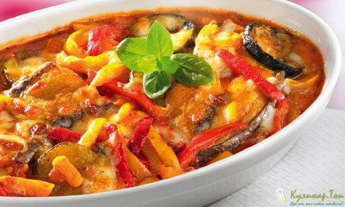 рагу из кабачков и курицы
