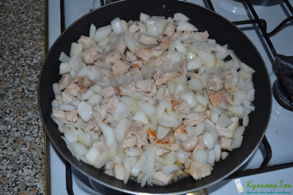 Открытый пирог с мясом