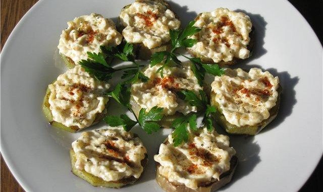 баклажаны под ореховым соусом