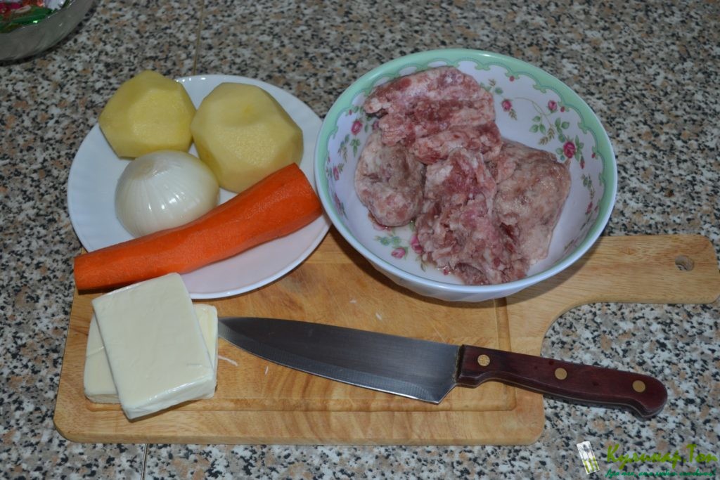 Сырный суп с фрикадельками