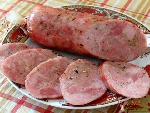 Колбаса домашняя