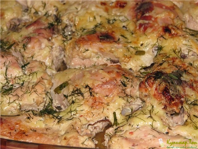 Курочка в кефире