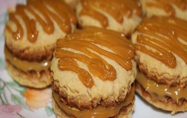 Печенье с варёной сгущёнкой