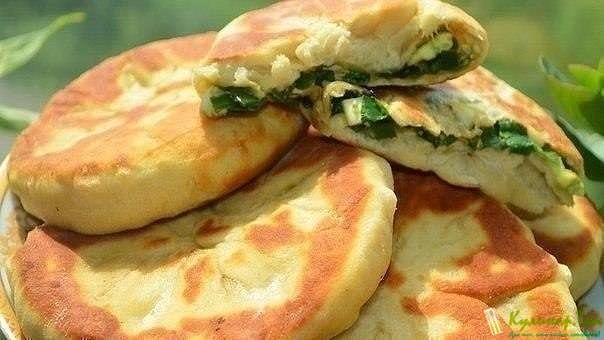 Пирожки с луком