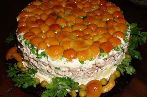 Салат Грибная поляна