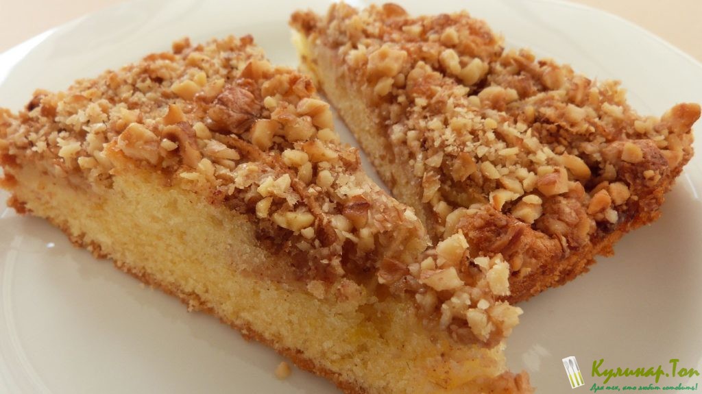 Венгерский ореховый пирог с яблоками