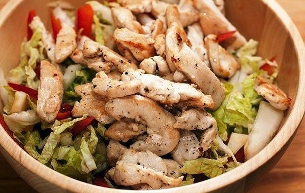 салат с куриной грудкой