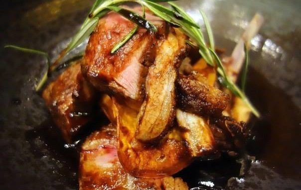 Мясо в карамельном соусе
