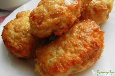 пышные котлетки из куриного фарша с овсяными хлопьями