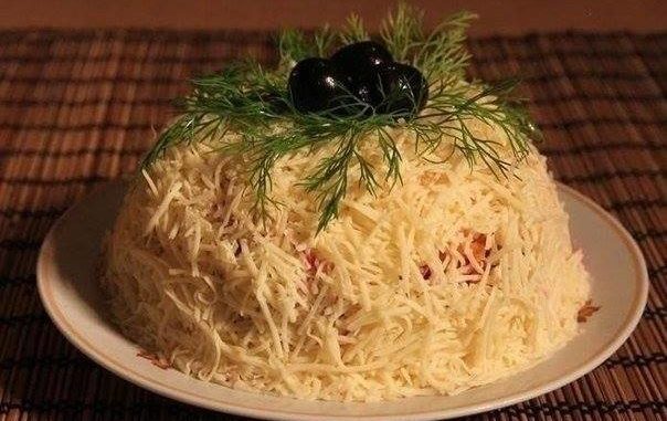 Салат Сырная фантазия