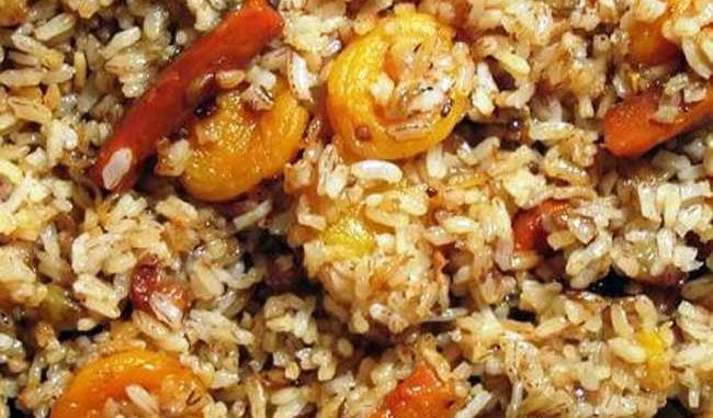 Бакинский плов с сухофруктами
