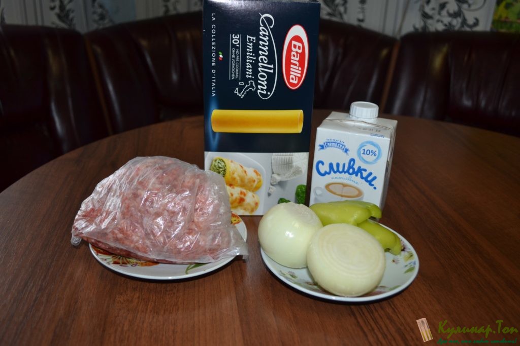 Каннеллони с фаршем