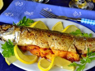 Фаршированная скумбрия в духовке