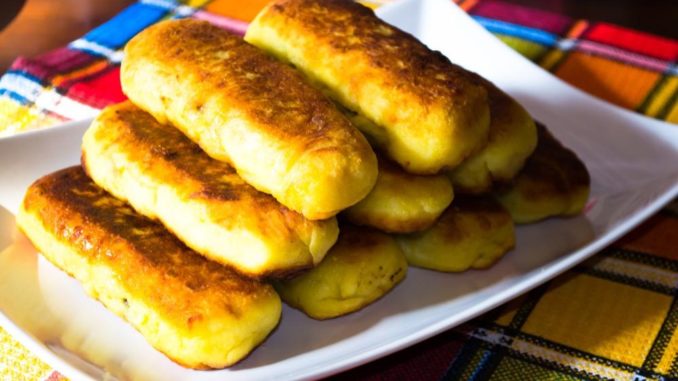 Картофельные рулетики с мясом