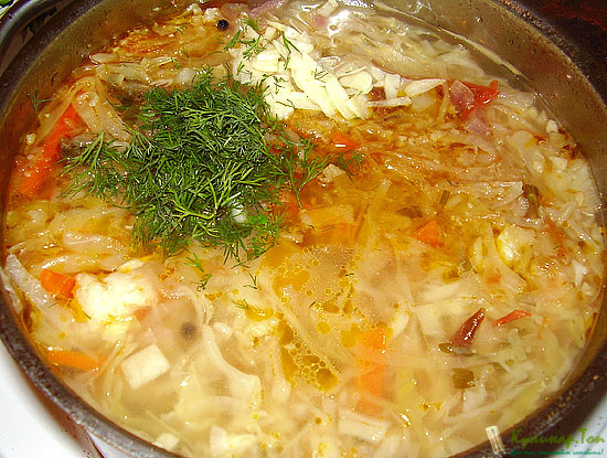 Ленивые щи