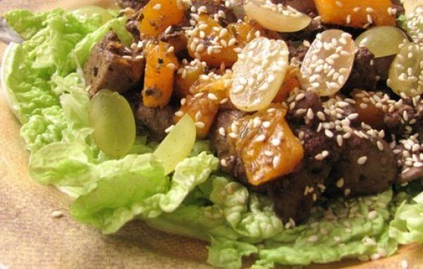 salat-iz-kurinoj-pecheni-i-tykvy Салат из куриной печени и тыквы