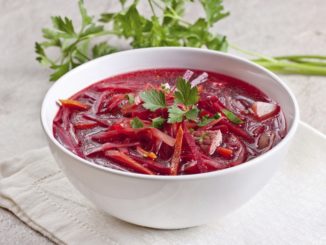 Свекольник с фасолью