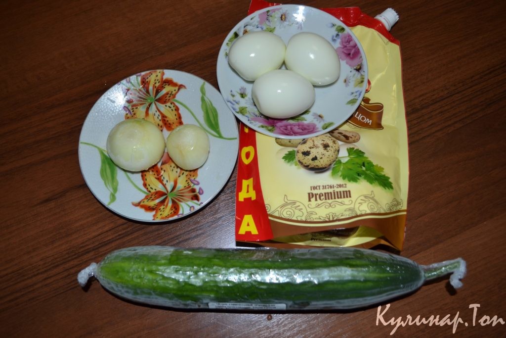 Салат из огурца