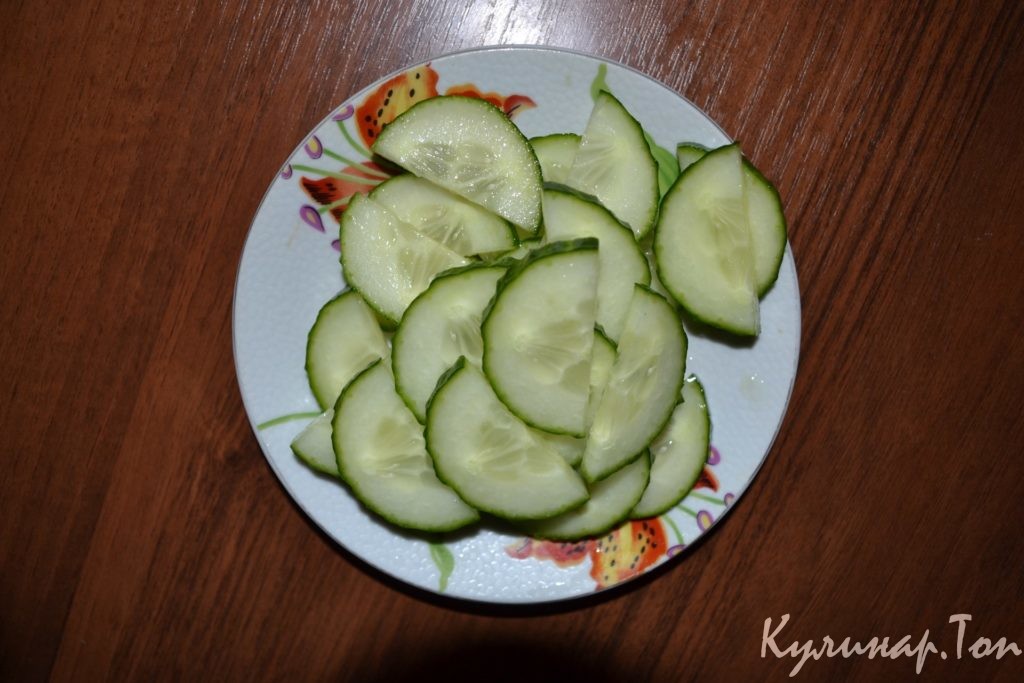 Салат из огурца
