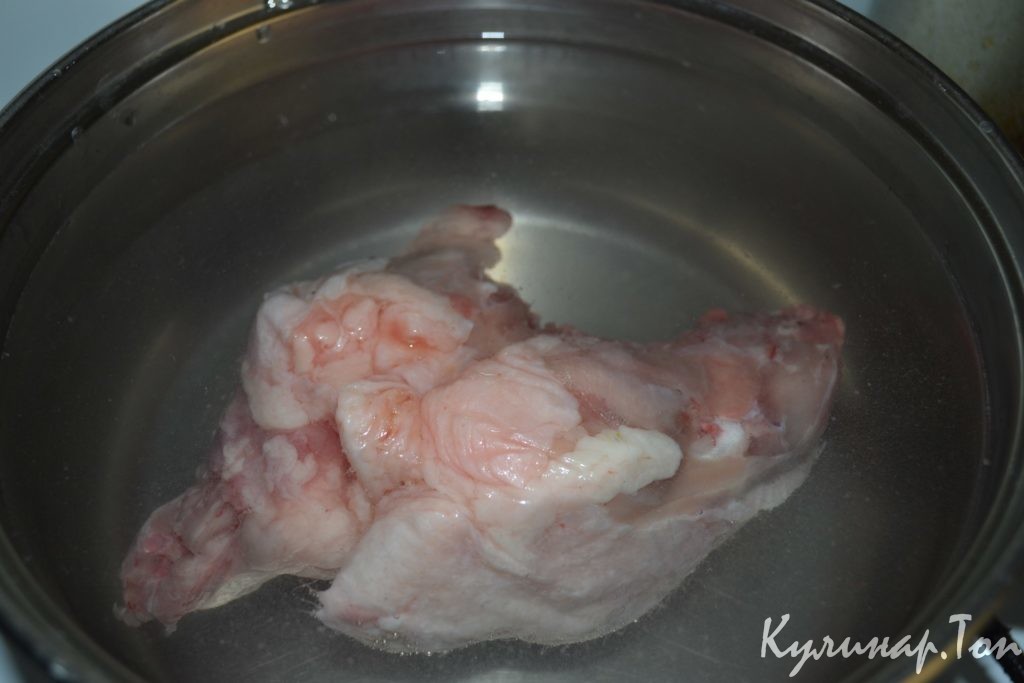Гороховый суп с копченой курочкой