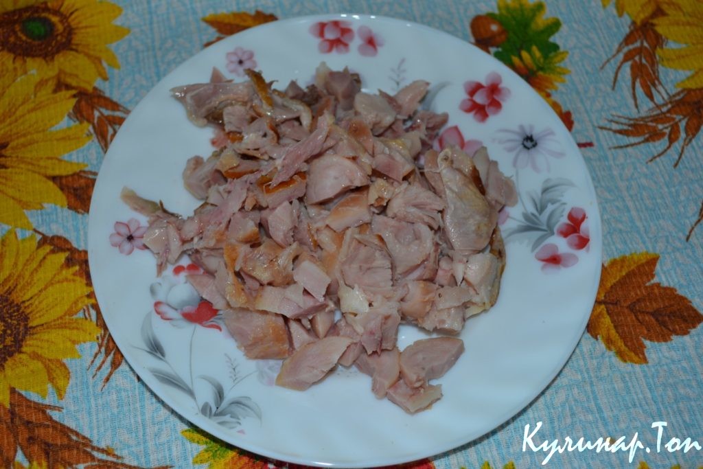 Гороховый суп с копченой курочкой