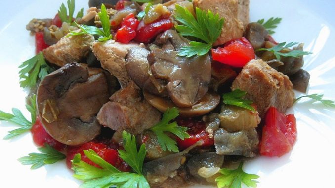 salat-iz-telyatiny-s-shampinonami