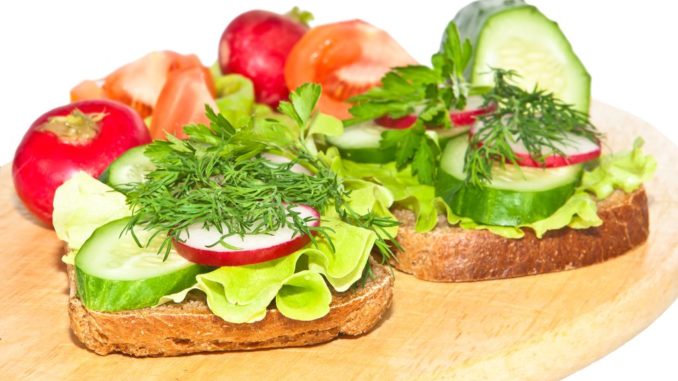 Dietary sandwiches.