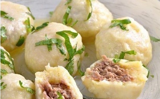 Картофельно-сырные ньокки, фаршированные мясом