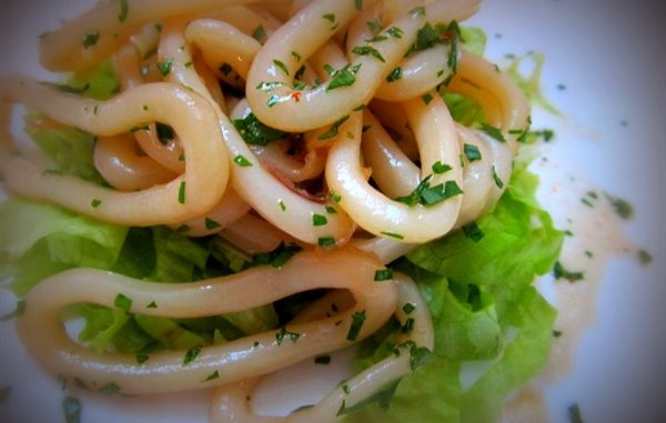 Маринованные кальмары