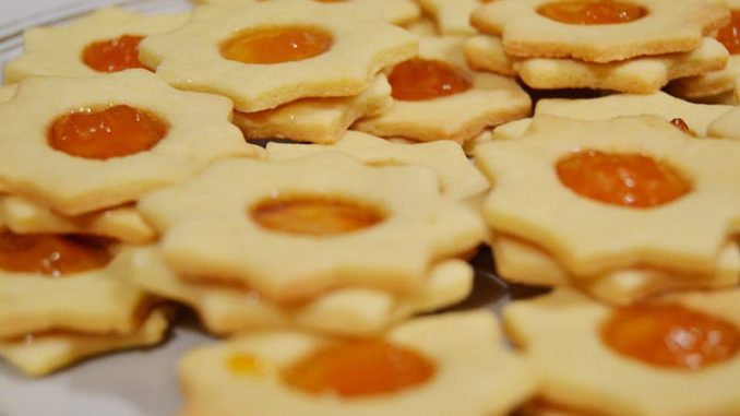 Печенье с апельсиновым джемом