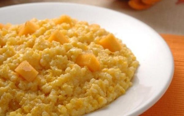 Пшенная каша с рисом и тыквой