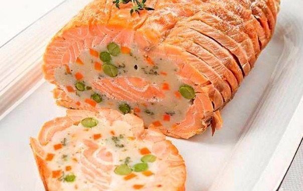 Рулет из лосося