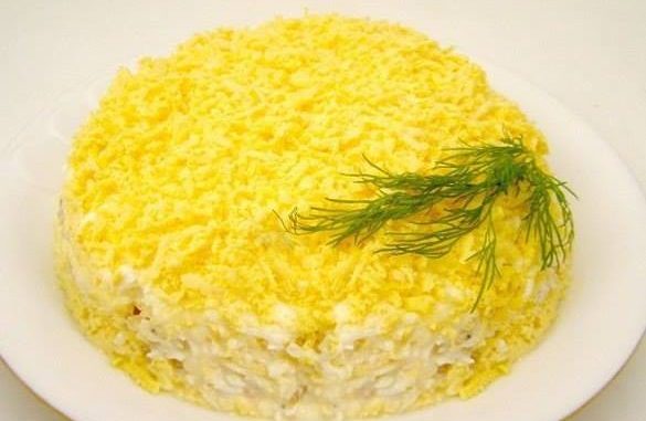 Салат Снегурочка