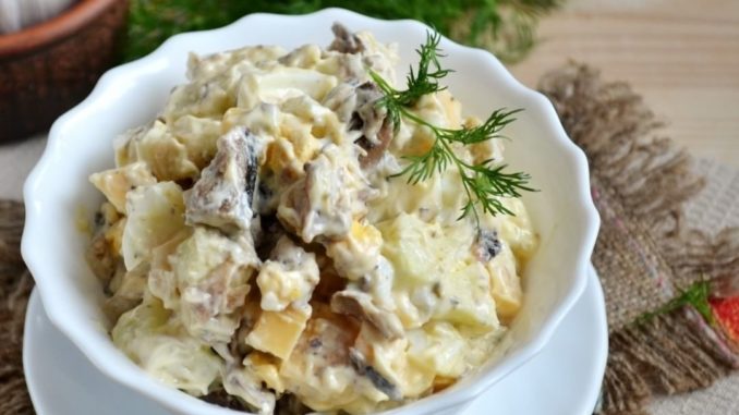 Салат из шпрот