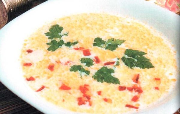 Суп морской сливочный