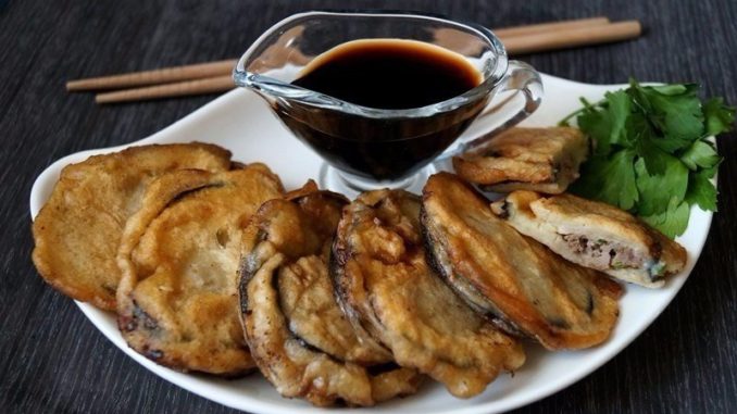 Баклажаны с мясом по-китайски