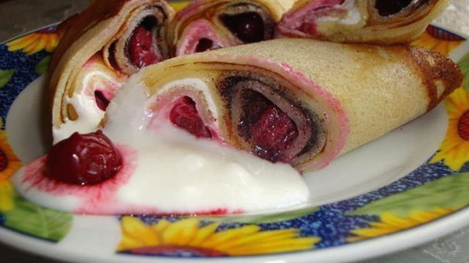 Блины на сгущёнке