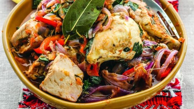 Чахохбили из курицы с аджикой