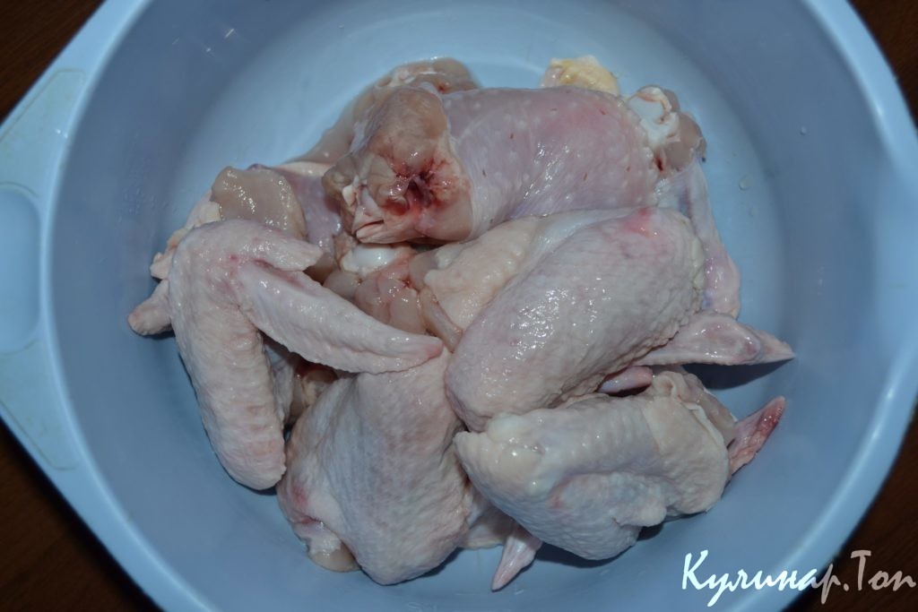 Куриные крылышки в соусе терияки