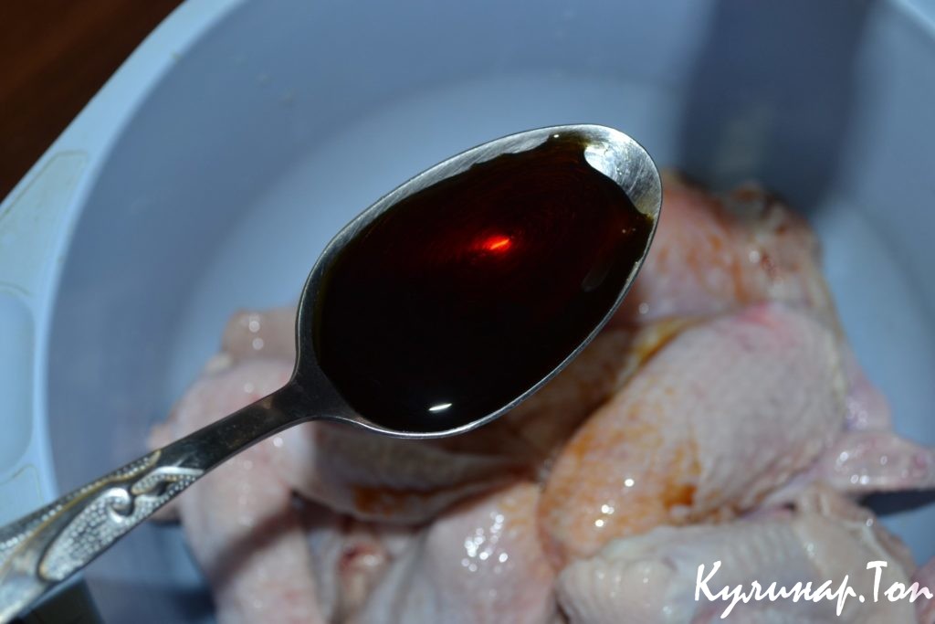Куриные крылышки в соусе терияки