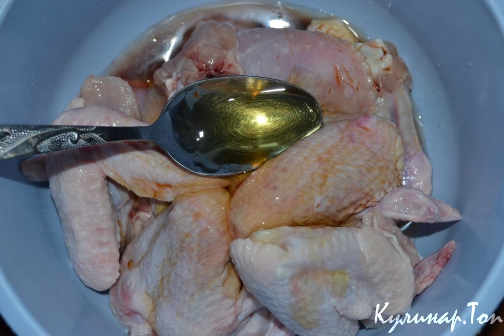 Куриные крылышки в соусе терияки