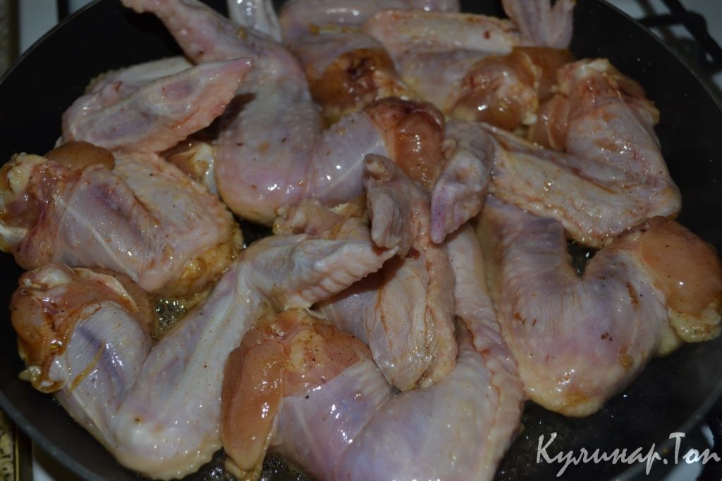 Куриные крылышки в соусе терияки