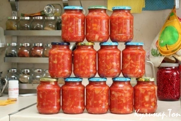 Фаршированный перец на зиму овощами