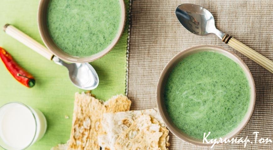 Кавказский суп с зеленью