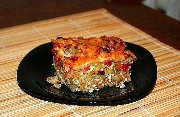 Куриная запеканка с овощами