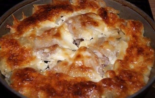 Куриные бедра в картофельном кольце