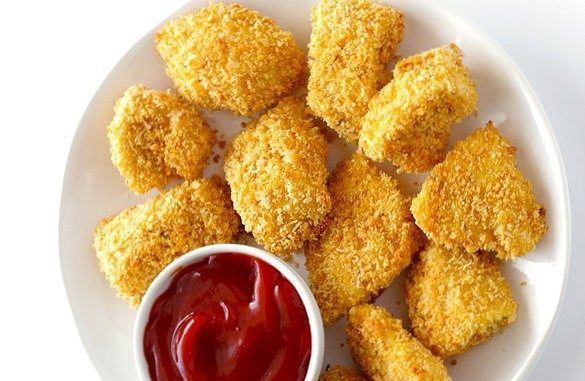 Куриные наггетсы с сырной корочкой
