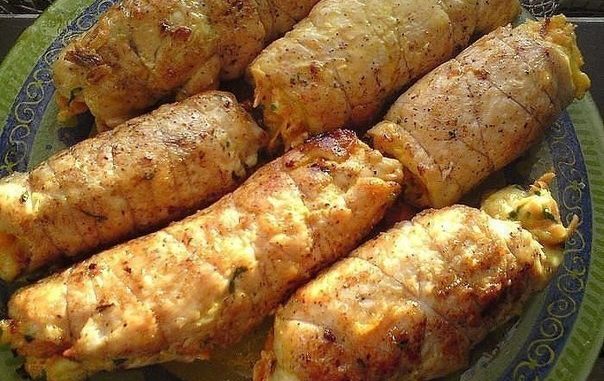 Куриные рулетики