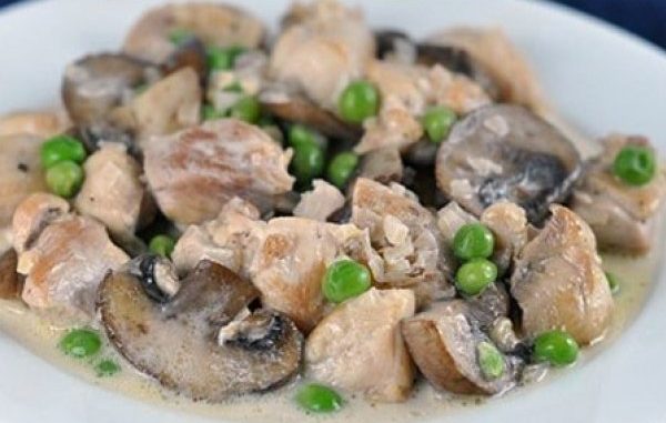 Курица с грибами в мультиварке