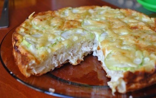 Лёгкий куриный пирог